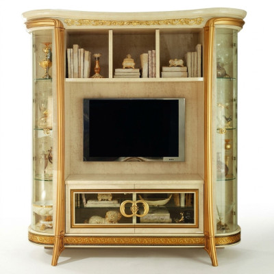 Woonkamer uitbreiding mediawand tv-meubel woonkamer barok rococo.