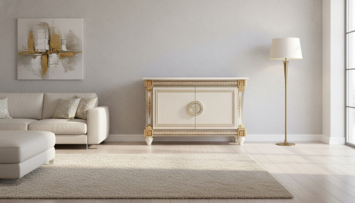 Ladenkast Dressoir Houten kast Buffet Italiaans design luxe meubels Nieuw