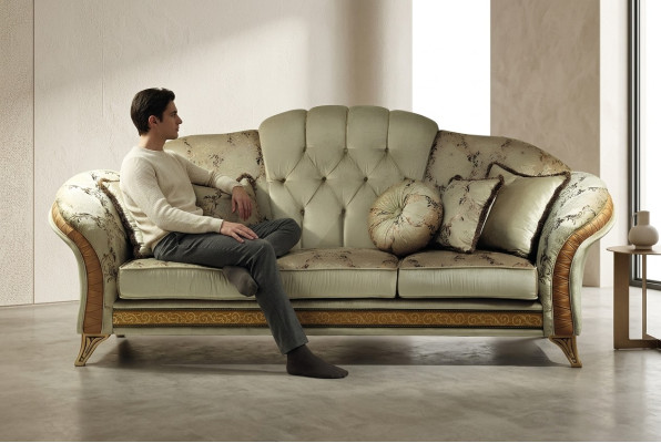 Slaapbank Bank 3-zits Groot bedfunctie Slaapbank Sofas Banken arredoclassic