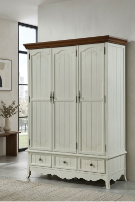 Klassieke houten kast Landelijke slaapkamerkasten Houten meubels
