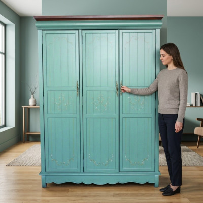 Slaapkamer kledingkast van hout kast Amerikaanse stijl kasten luxe klassiek