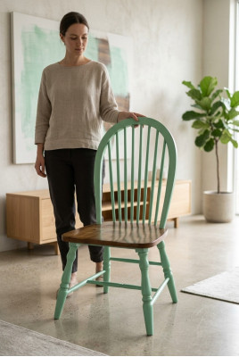 Stoel Luxe Design Bekleding Massief Hout Kantoor Kantoor Eetkamer Stoelen Zit Rugleuning