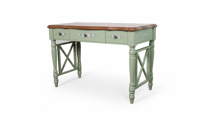Schrijftafel echt houten meubels Klassieke tafel Kantoortafels Landhuisstijl