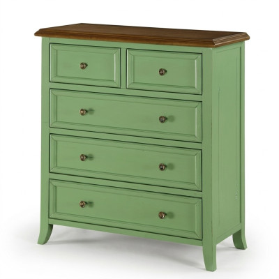 Groene ladekast dressoir sideboard kast Echt houten meubels laden kasten nieuw
