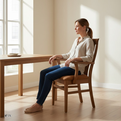 Stoelen Stoel Armstoel Textiel Massief Hout Leer Lounge Massieve Fauteuil Bekleding