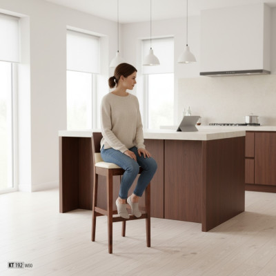 Hoge kinderstoel barkrukken massief hout echt hout stoel barkrukken toog fauteuils massieve