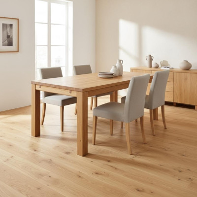 Handgemaakte houten tafel massief hout Eettafel Vergadertafel Besprekingstafel