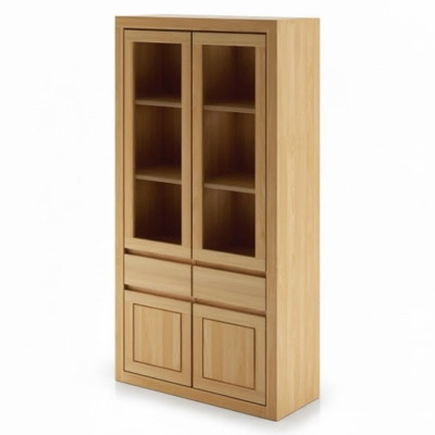 Vitrine Vitrinen Kast Glazen kast Plank Houten kast Systeemplanken Woonkamer