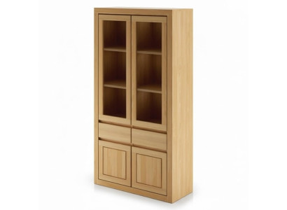 Vitrine Vitrinen Kast Glazen kast Plank Houten kast Systeemplanken Woonkamer
