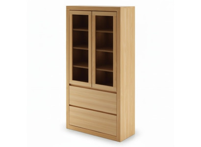 Vitrine Vitrinen Kast Plank Houten Kast Systeem Planken Woonkamer Glazen Kast