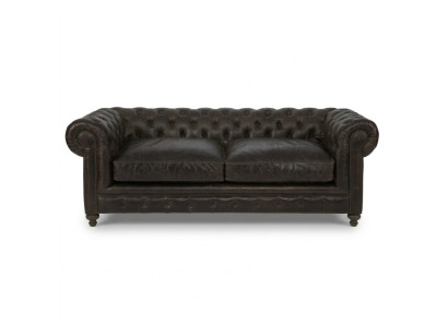 Bruine Chesterfield 3-zits designer woonkamer 3-zits bank