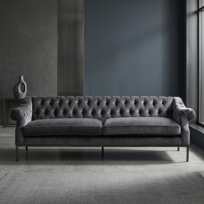 Chesterfield Bank Bank Bekleding Stof Decoratie Lederen Bankstellen Bekledingstof