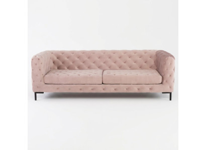 Chesterfield Bank Bank Bekleding Stof Leren Bankstel Bankstel 3-Zitter