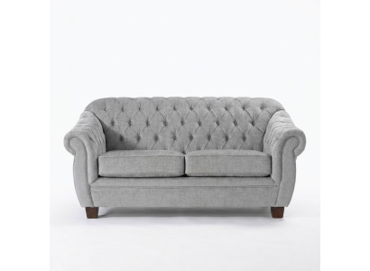 Chesterfield Bank Sofa Bekleding Stof Lederen Banken Bekleding Set 2-Zits