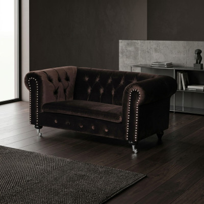 jvmoebel ® - Lederen Sofa Bankstel Royal Bruin Bekleding Tweezits Bankstel Nieuw