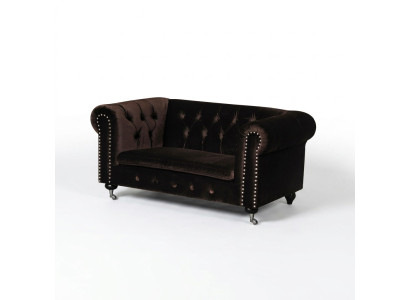 jvmoebel ® - Lederen Sofa Bankstel Royal Bruin Bekleding Tweezits Bankstel Nieuw