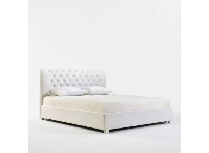 Chesterfield Designer Bed Slaapkamer Kunstleder Bekleding 140/160/180/200 cm