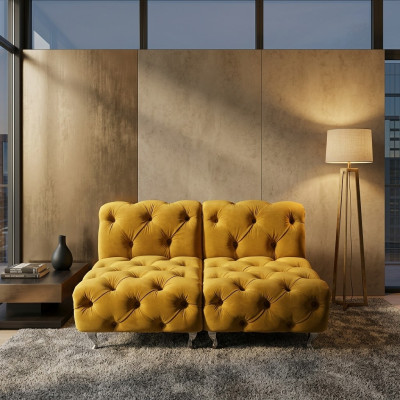 Chesterfield Hotel Dubbel Lederen Bed Slaapkamer Bekleding Luxe Bedden 200x200cm