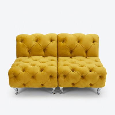 Chesterfield Hotel Dubbel Lederen Bed Slaapkamer Bekleding Luxe Bedden 200x200cm