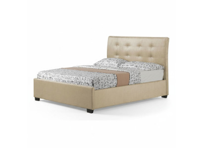 Chesterfield Design gestoffeerd Engels bed Grijs Bedden 160/180x200 cm Tweepersoonsbed