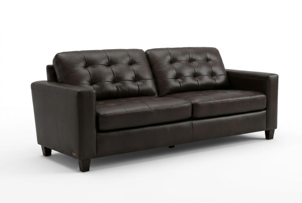 Chesterfield 3-zitsbank Lederen sofa Bankstel Bekleding Zitmeubel 3-zitsbanken Nieuw