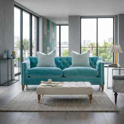 Chesterfield Bank 2-zits Gestoffeerde Designer Banken Sofa Tweezitsbank