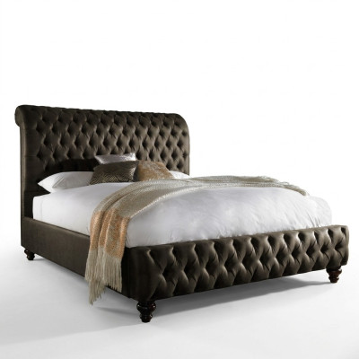 Chesterfield textiel bed slaapkamer bedden dubbel gestoffeerd 140/160/180/200 cm Chesterfield textiel bed slaapkamer bedden dubbel gestoffeerd 140/160/180/200 cm