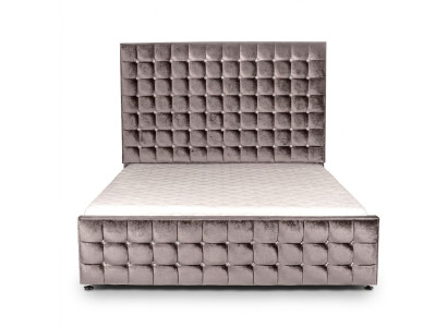 Luxe slaapkamer bed gestoffeerd ontwerp luxe tweepersoons hotelbedden Chesterfield