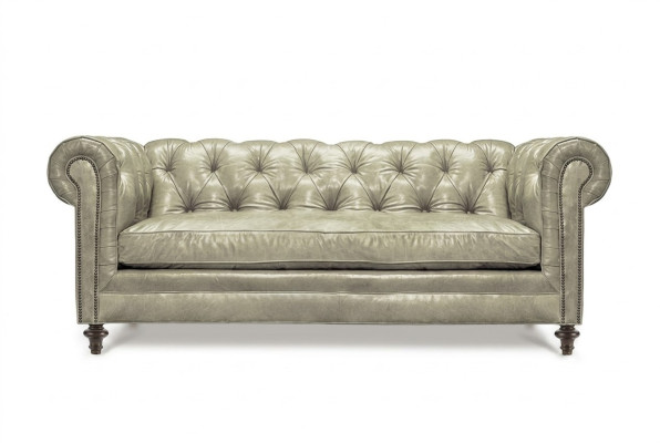 Chesterfield Luxe Sofa Bank Bekleding Zitbank Lederen Set 3-2-1 Zits Banken Nieuw