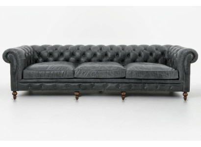 Chesterfield bankstel bank bank bekleding 321 zits lederen bankstellen  Chesterfield bankstel bank met bekleding van 321 zits lederen bankstellen
