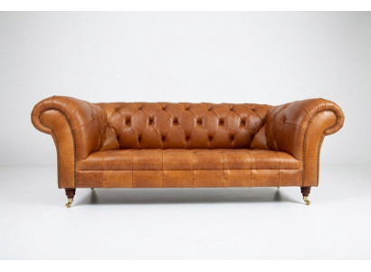 Chesterfield Bank Fluweel Driepersoons Design Bankstellen Banken Fluweel 220cm.