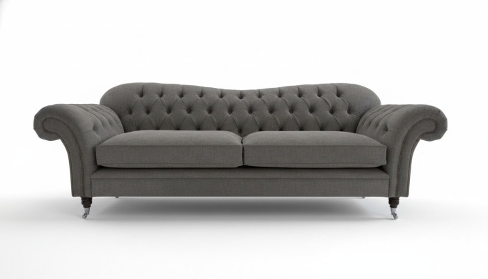 Chesterfield stoffen bank bank bankstel 4-zits set modern ontwerp sofa.