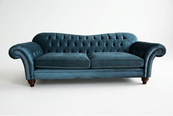 Chesterfield 4-zits bank gestoffeerd textiel banken woonkamer bank