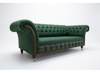 Ontwerper Groene Chesterfield Bank Luxe 3-Zits Woonkamer Bank