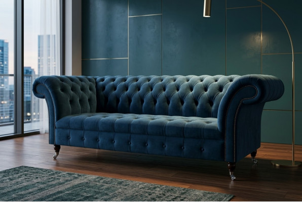 grote sofa chesterfield bank stel sofa bekleding designer banken fluweel textiel leer nieuw