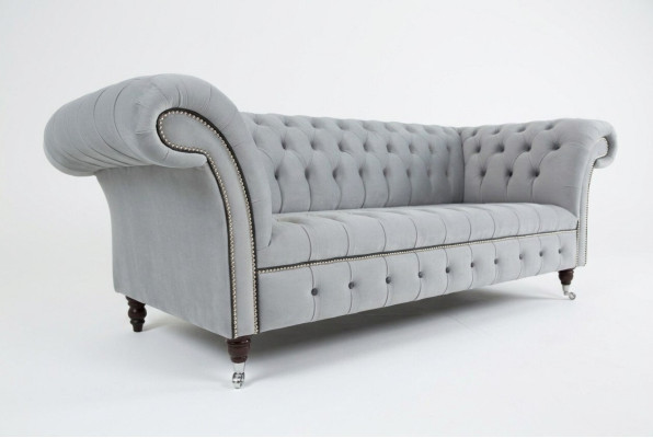 Chesterfield Bankstel 3+2 Zits Velours Fluweel Design Garnituur
