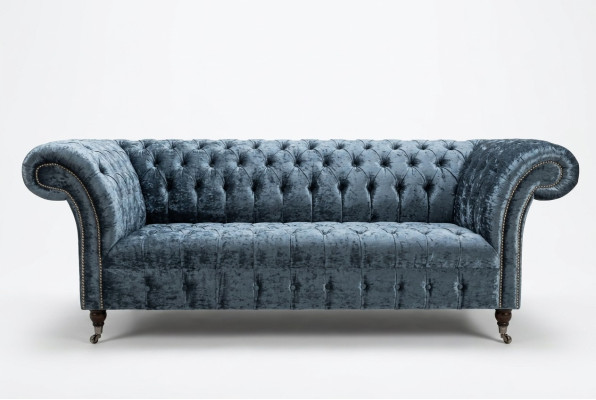 Woonkamer Chesterfield bank bank ontwerp textiel bank bank banken driezits grijs