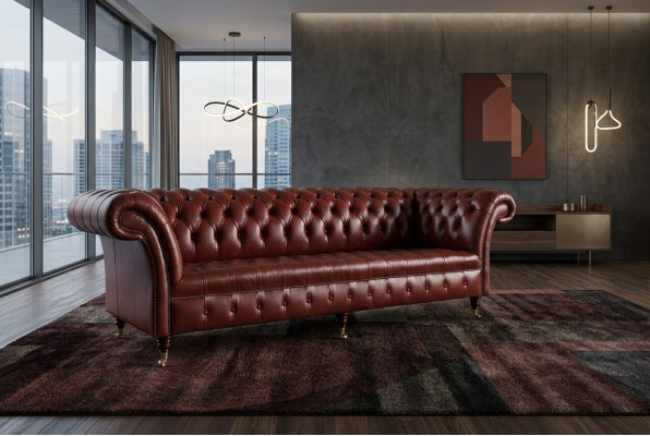 Xxl Groot bankstel Chesterfield Bankstel 4-zits Bank Bekleding Luxe Klassiek Textiel  Xxl Grote bank Chesterfield Bank 4-zits Bank Bekleding Luxe Klassiek Textiel