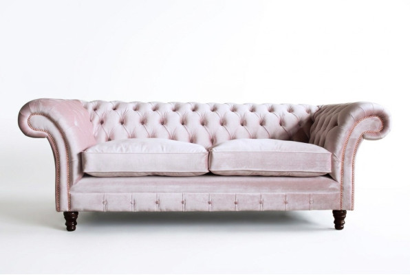 Chesterfield 3-zits design slaapbank bankstel bekleding banken textiel driezitter