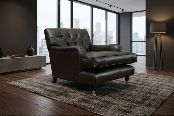 Chesterfield Design Sofa Fauteuil Bank Bekleding Luxe Textiel Banken 1-Zits #299