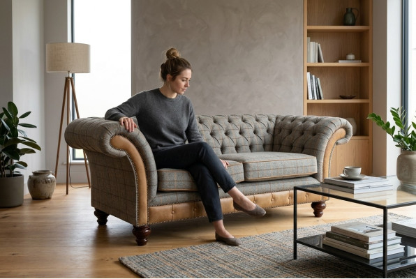 Chesterfield meubels klassieke woonkamer sofa bank zit kussen banken sofa's