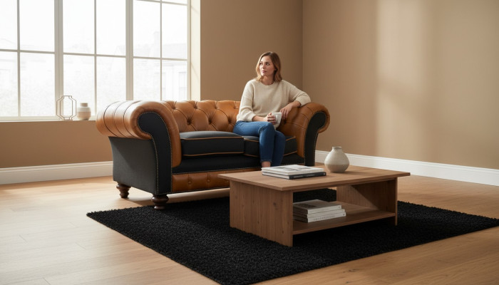 klassieke woonkamer Chesterfield meubelen sofa bank zetels zit kussens banken