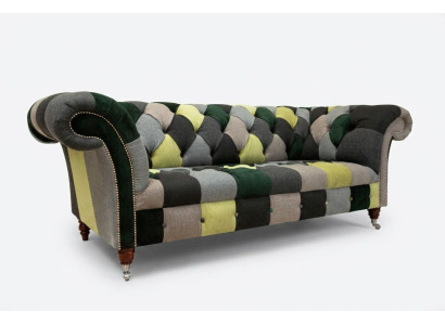 Driepersoonsbank Bekleding Design Bank 3-zits Bankstellen Driepersoons Chesterfield Nieuw