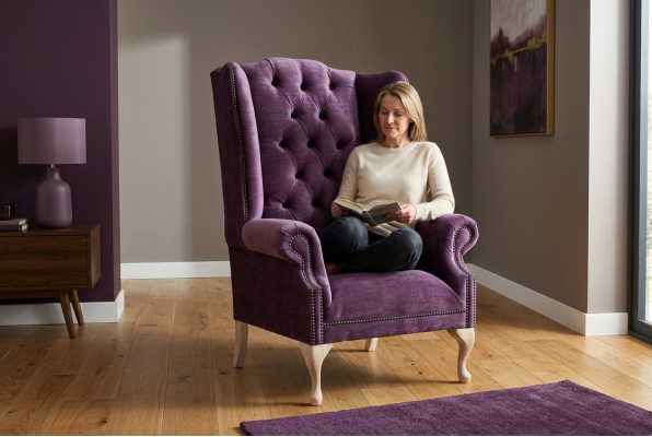 Design fauteuil bank sofa relax lounge luxe televisie nieuw club bekleding zitter fluweel