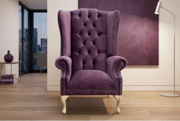 Design fauteuil bank sofa relax lounge luxe televisie nieuw club bekleding zitter fluweel