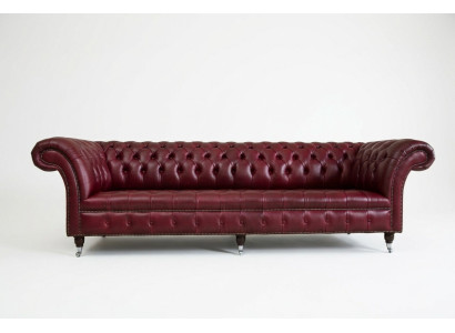 Chesterfield Design Bank 4-Zits Bank Bekleding Luxe Klassieke Stoffen Bankstellen