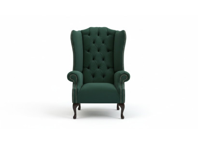 Chesterfield oorfauteuil 1-zits gestoffeerde bank sofa relax tv-meubel.