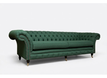 Knop bank Chesterfield banken 4-zits bank bekleding stof woonkamer meubels