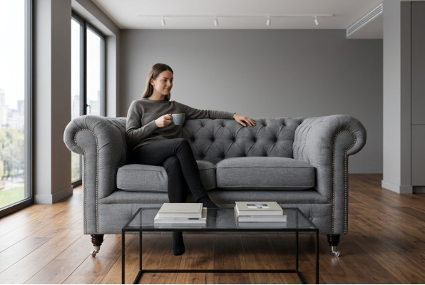 Chesterfield-bank sofa klassieke meubels banken zitbekleding bankstellen woonkamer