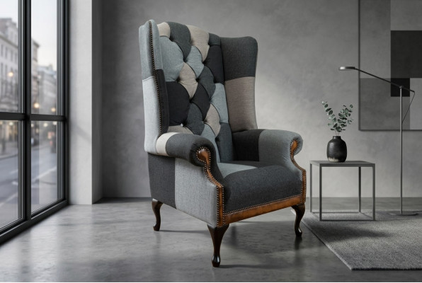 Chesterfield fauteuil Club Lounge Designer fauteuilbank 1-zits sofa